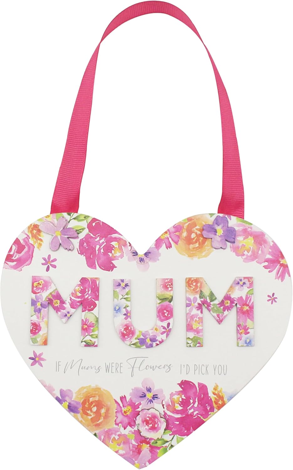 Mum Heart Plaque