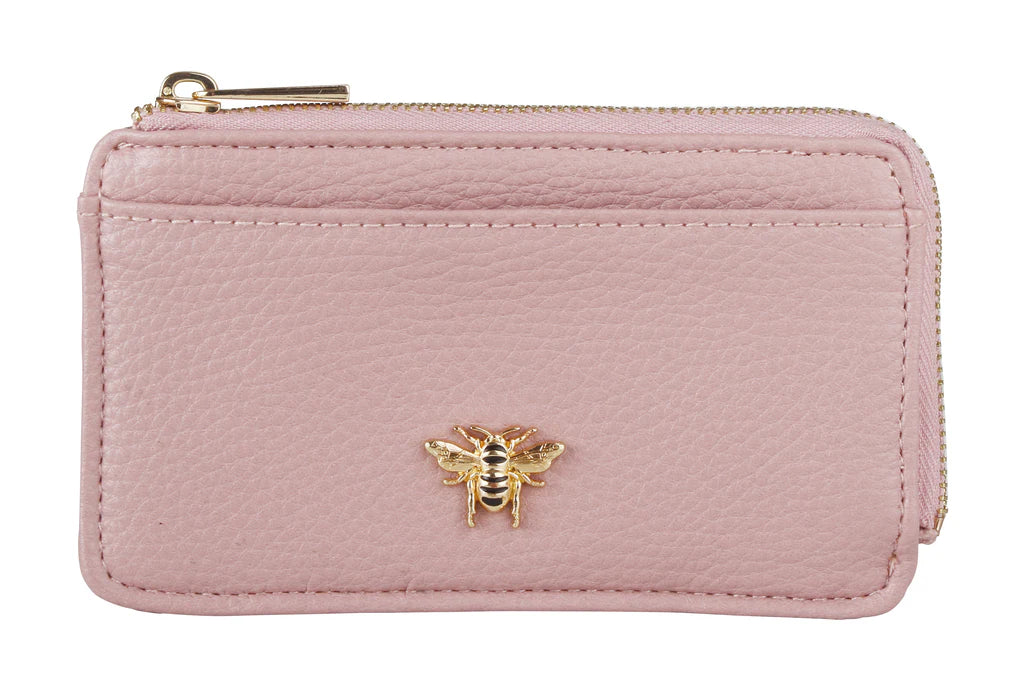 Alice Wheeler Coin and Card Purse - Pink