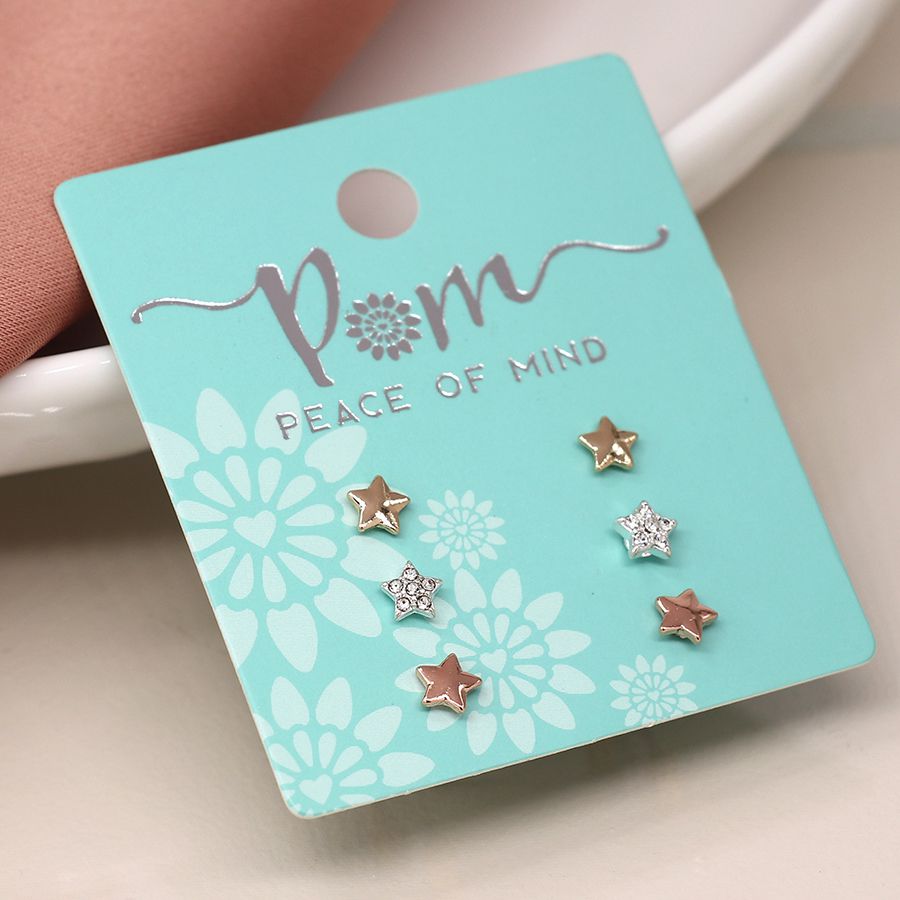 Star Earrings - Triple Pack