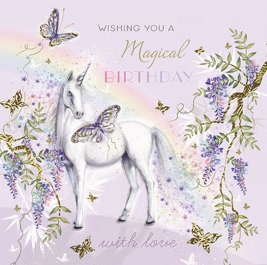 Unicorn Birthday card