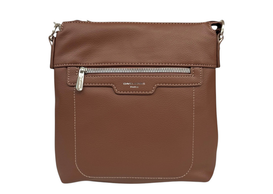 David Jones Cross-Body Bag - Red Mud