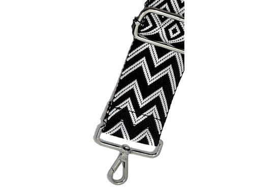 David Jones Chevron Strap - Black and White