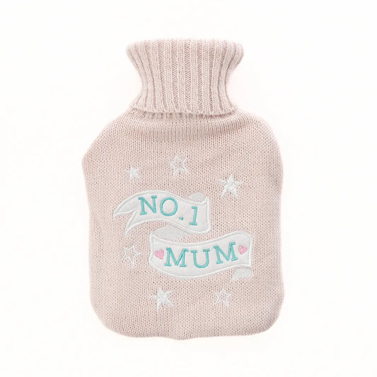 No1 Mum hot water bottle