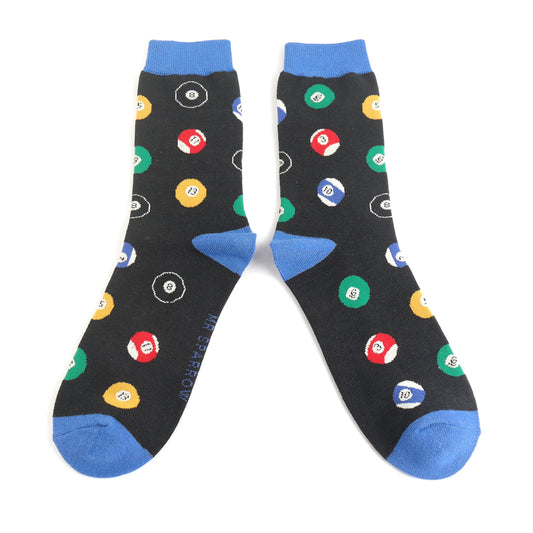 Men's Bamboo Pool Ball Socks