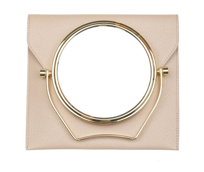 Alice Wheeler Travel Mirror - Stone